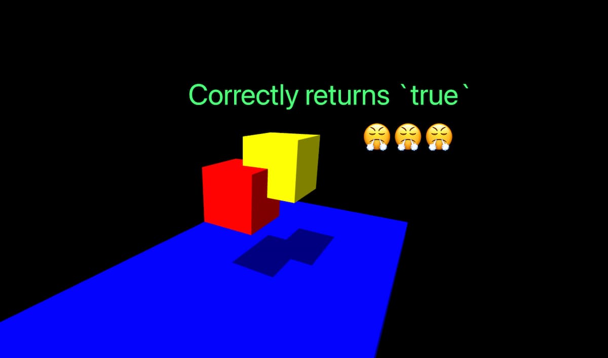 Finally, full 3D collision detection